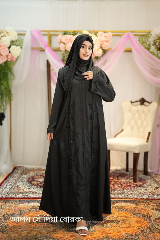 Women Soudia Stylish Primium Work Burkha