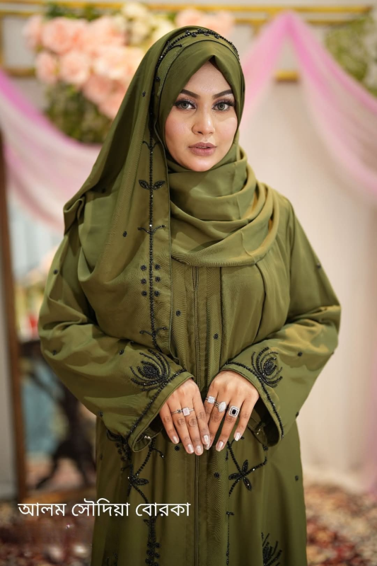 Women Soudia Stylish Primium Work Burkha