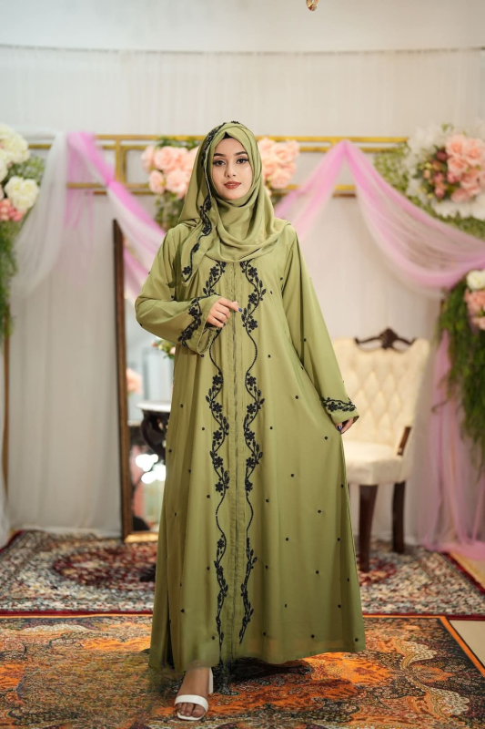 Women Soudia Stylish Primium Work Burkha