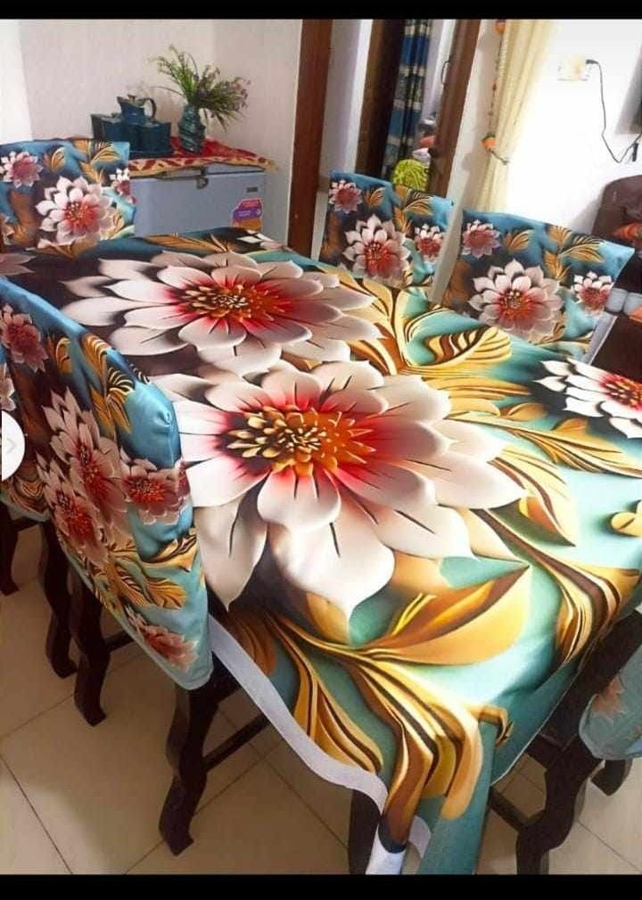 korian velvet kaporer 3d print table cloth 7p