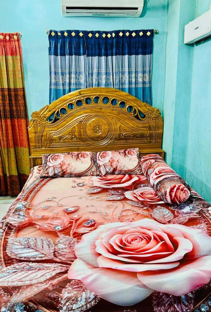 King size 3d Waterproof bedsheets Set